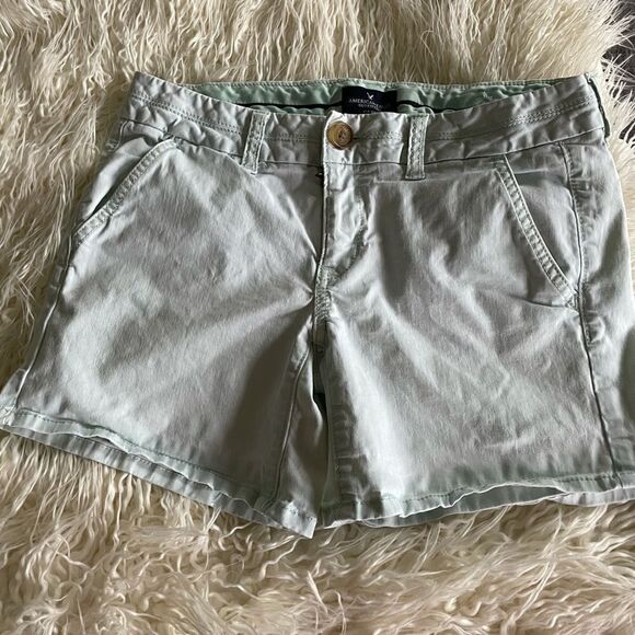 American Eagle Stretch Midi Shorts - Picture 1 of 6